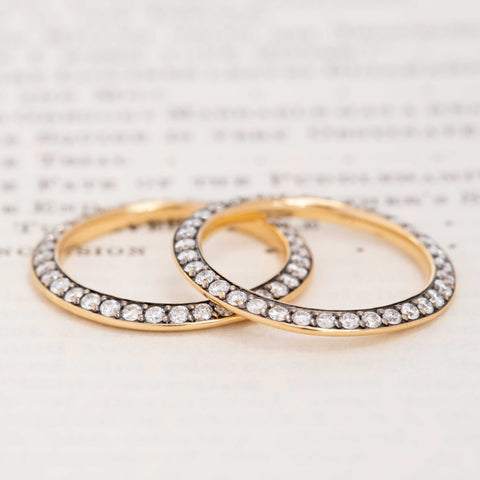 1.00ctw Round Brilliant Cut Diamond Stacker Bands