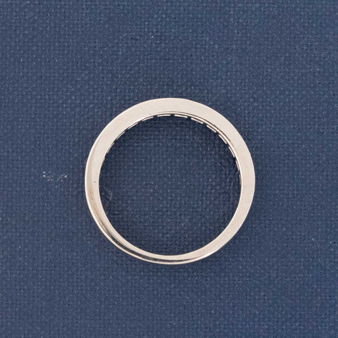 1.00ctw Vintage Carre Cut Diamond Channel Set Band