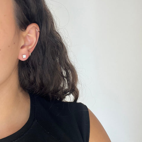 1.04ctw Lily Cut Diamond Stud Earrings