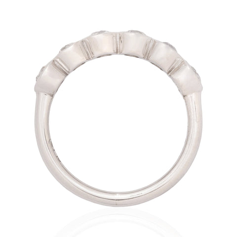 1.10ctw Old European Cut Diamond Bezel 6-Stone Band
