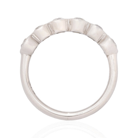 1.10ctw Old European Cut Diamond Bezel 6-Stone Band