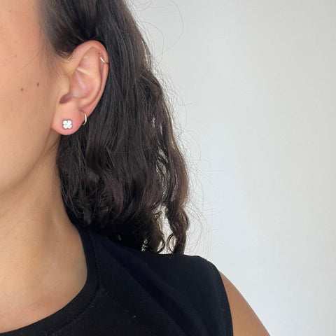 1.14ctw Lily Cut Diamond Stud Earrings