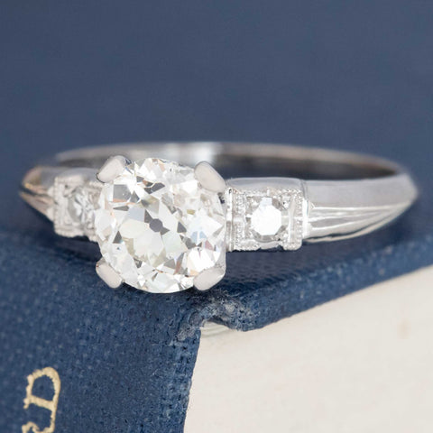 1.16ct Old European Cut Diamond Solitaire, GIA K VS2