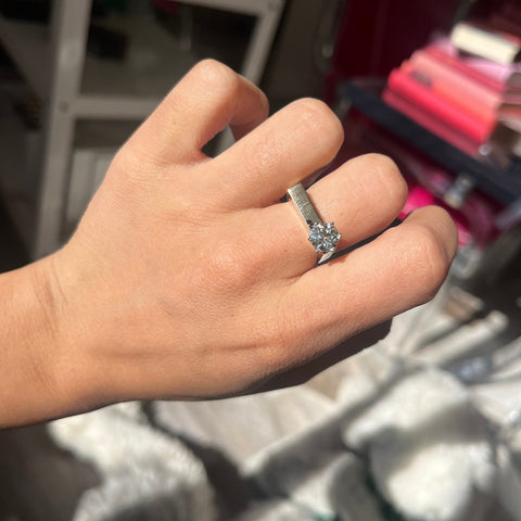 1.21ct Vintage Old European Cut Diamond Solitaire, GIA L VS2