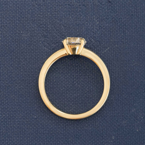1.27ct Transitional Cut Diamond Solitaire, GIA J VS1
