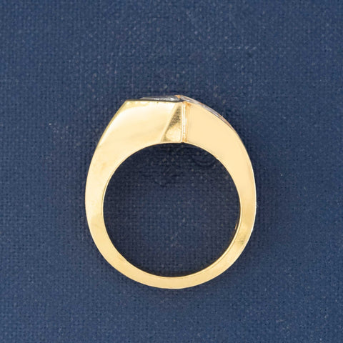 1.43ctw Vintage Arrow Motif Diamond Ring