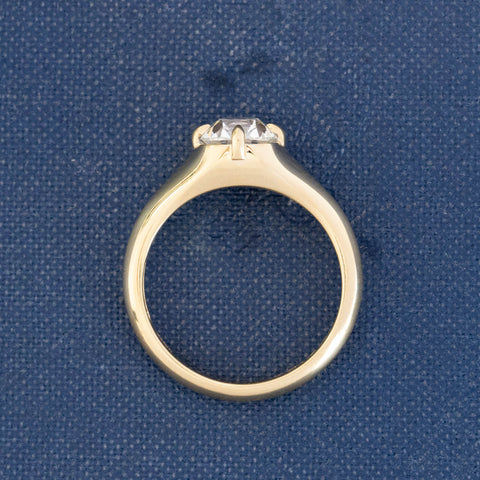 1.46ct Cushion Cut Diamond Solitaire, GIA K VS2