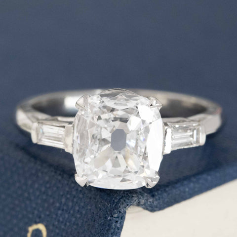 1.50ct Cushion Cut Diamond Ring