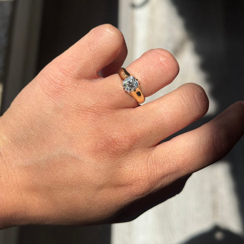 1.51ct Cushion Cut Diamond Solitaire, GIA