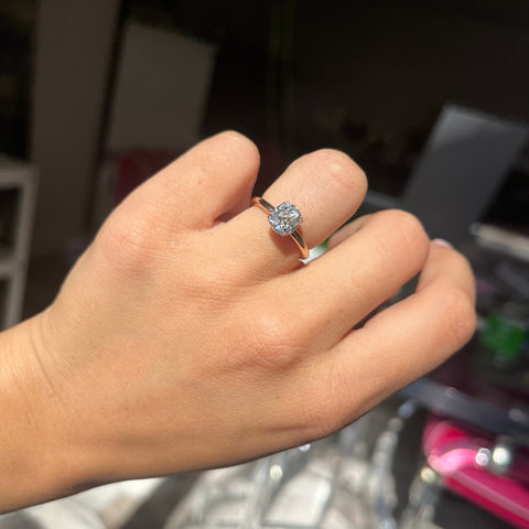 1.51ct Old Mine Cut Diamond Solitaire, GIA J VS2