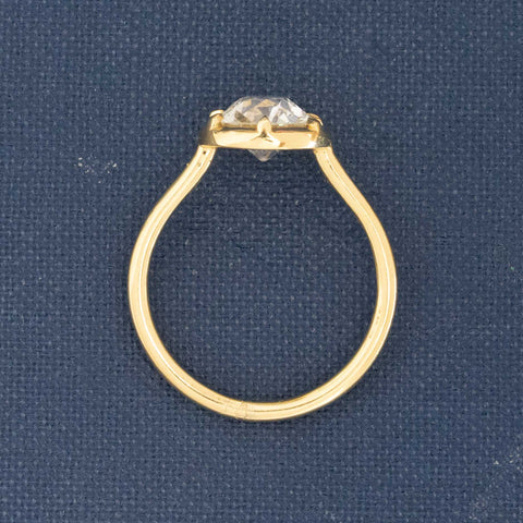1.54ct Old European Cut Diamond Collet Solitaire, GIA I SI1