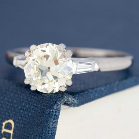 1.65ct Transitional Cut Diamond Solitaire, GIA S-T VVS2