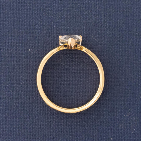 1.70ct Pear Cut Diamond Tritone Solitaire GIA