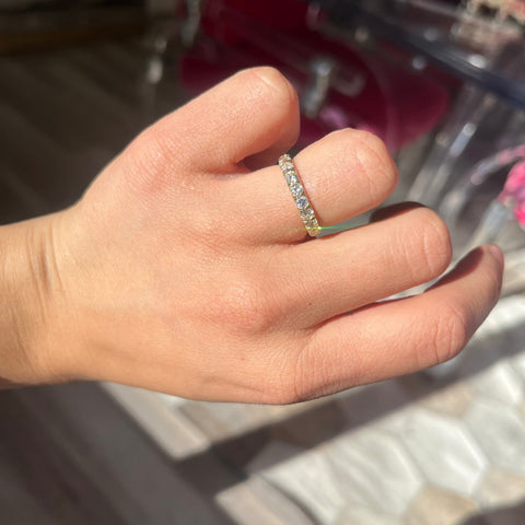 1.75ctw Old European Cut Diamond Eternity Band