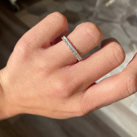 1.75ctw Radiant Cut Diamond Eternity Band