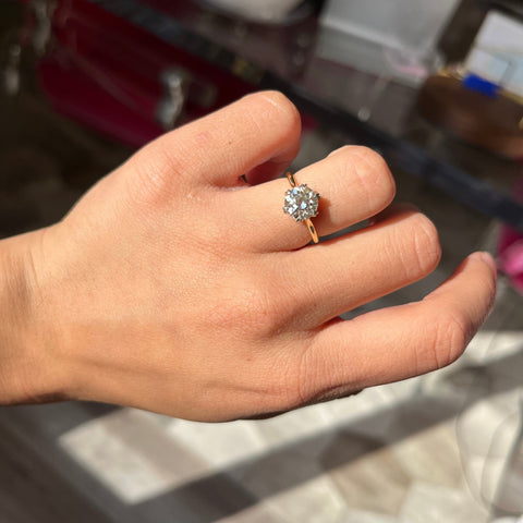 1.77ct Old European Cut Diamond Solitaire
