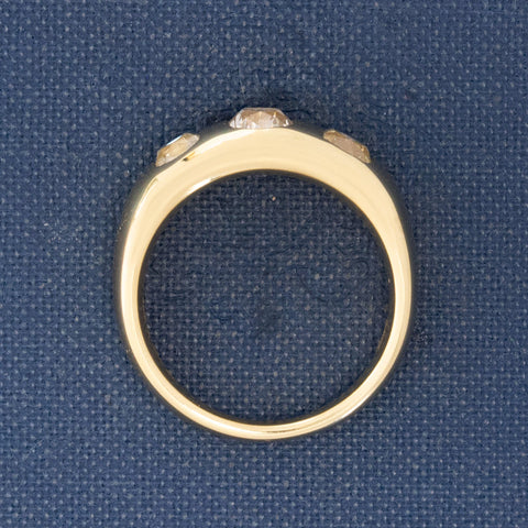 1.77ctw Cushion Cut Diamond 3-Stone Ring