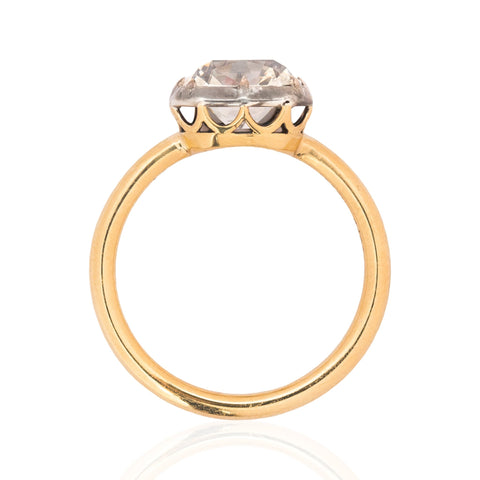1.90ct Cushion Cut Diamond Collet Solitaire, GIA