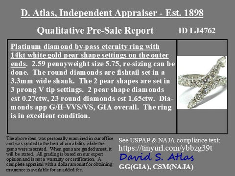 1.92ctw Vintage Diamond Bypass/Serpent Motif Ring