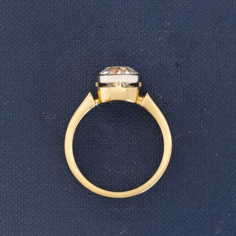 1.94ct Old Mine Cut Diamond Bezel Solitaire, GIA