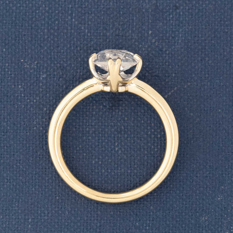 2.00ct Elongated Cushion Cut Diamond Solitaire, GIA J SI1