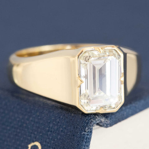 2.00ct Emerald Cut Diamond Solitaire