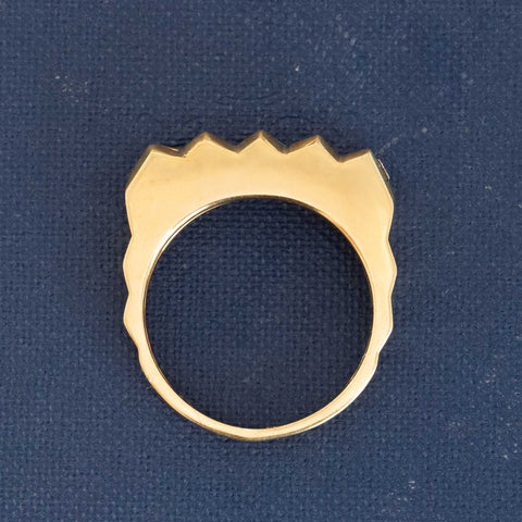 2.00ctw Vintage Baguette Cut Diamond "Zig-Zag" Band