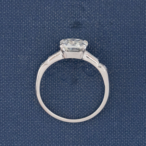 2.03ct Old Mine Cut Diamond Solitaire, GIA L VVS2