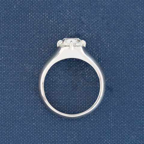 2.06ct Cushion Cut Diamond Solitaire, GIA K VS2