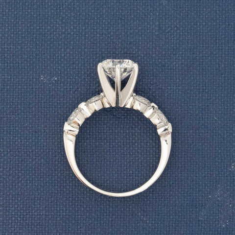 2.14ctw Round Brilliant Cut Diamond Ring, by Black Starr & Frost, GIA