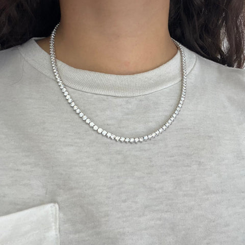22.50ctw Diamond Tennis Necklace by Roberto Coin