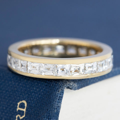 2.41ctw French Baguette Cut Diamond Eternity Band