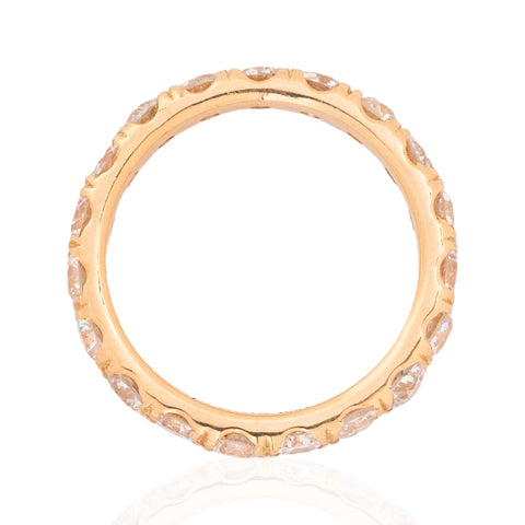 2.70ctw Old European Cut Diamond Eternity Band