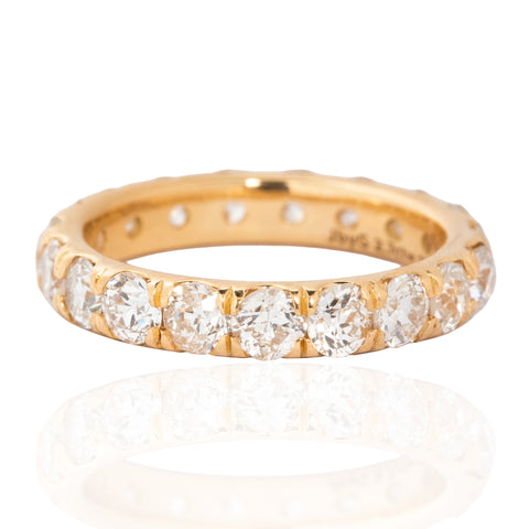 2.70ctw Old European Cut Diamond Eternity Band
