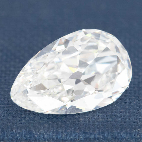 3.01ct Antique Pear Cut Diamond, GIA F VS2