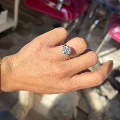3.28ct Old European Cut Diamond GIA