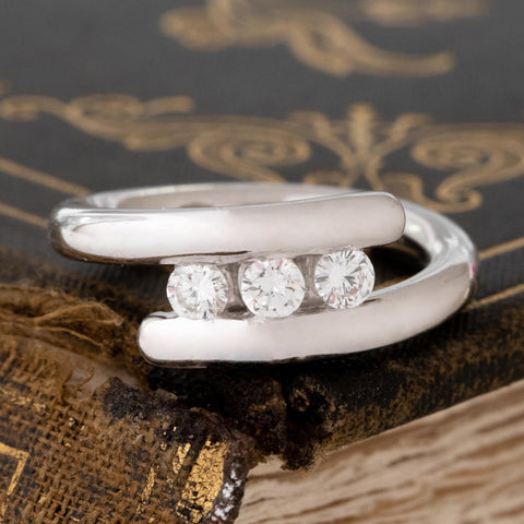 .33ctw Vintage Diamond Bypass Band