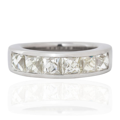 3.60ctw French Cut Diamond Channel Set Band