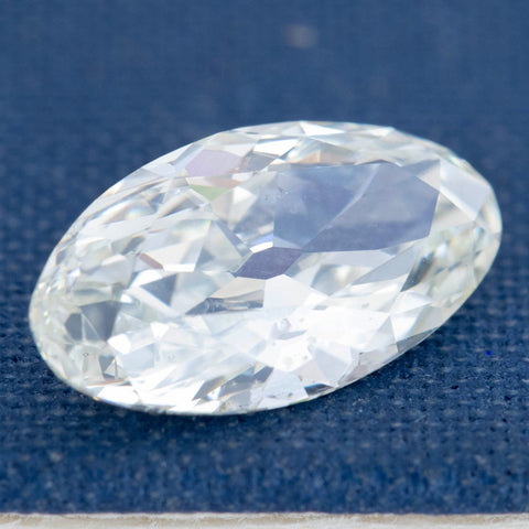 3.66ct Moval Cut Diamond, GIA K SI1