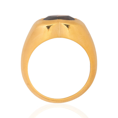 3.84ct Heart Cut Diamond Bezel Solitaire, GIA