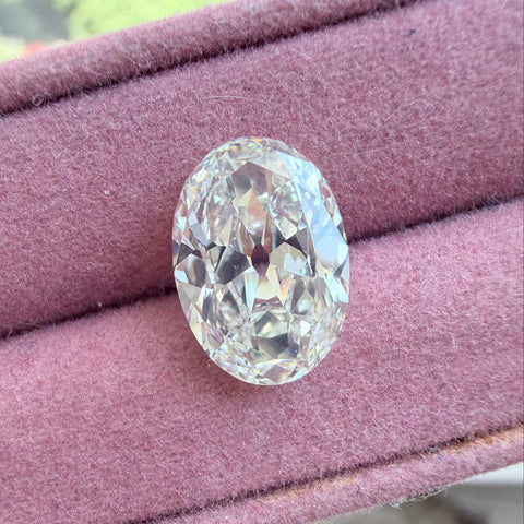 4.01ct Oval Cut Diamond, GIA M VS2