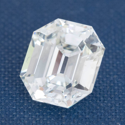 4.06ct Vintage Emerald Cut Diamond, GIA J SI1