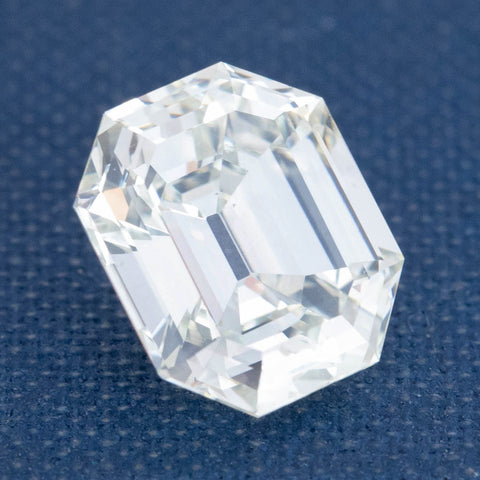 4.06ct Vintage Emerald Cut Diamond, GIA J SI1