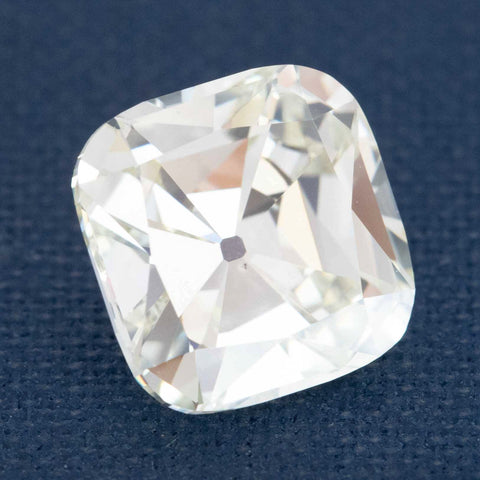 4.38ct antique style old mine cushion cut loose diamond GIA M VS2 – alternate view 2