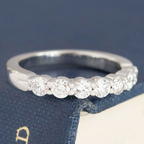 .50ctw Round Brilliant Cut Diamond 7-Stone Band