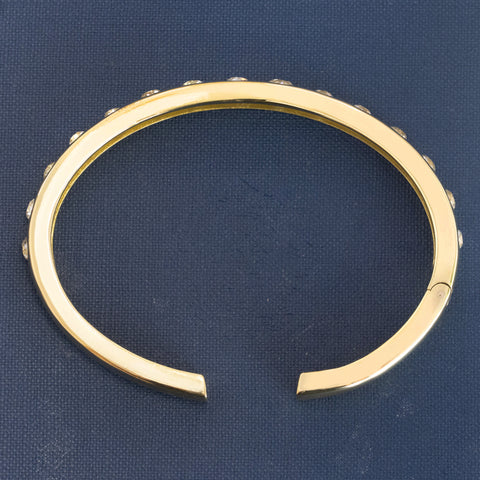 5.31ctw Old European Cut Diamond Bangle