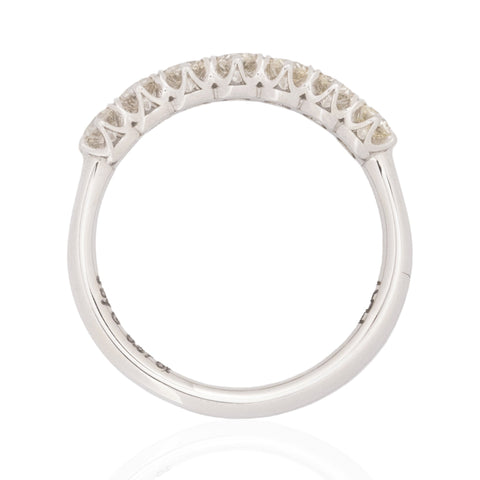 .57ctw Petite Old European Cut Diamond 7-Stone Band