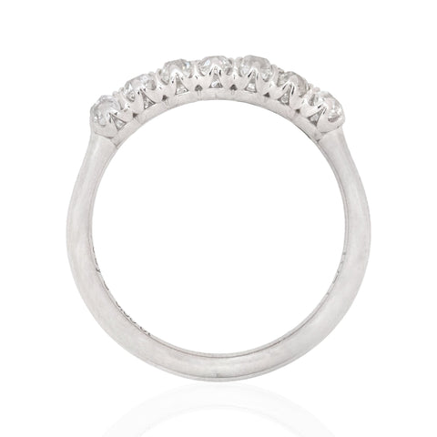 .58ctw Petite Old Mine Cut Diamond 7-Stone Band