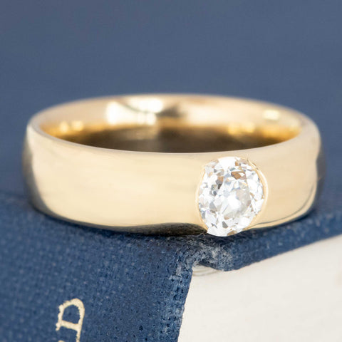 .61ct Old European Cut Diamond Flush Set Ring