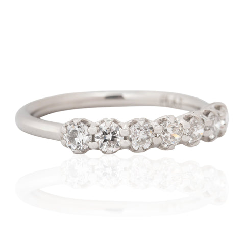 .62ctw Petite Old European Cut Diamond 7-Stone Band